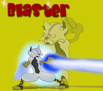 kung fu kitten Blaster